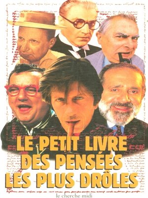 cover image of Le petit livre des pensées les plus drôles